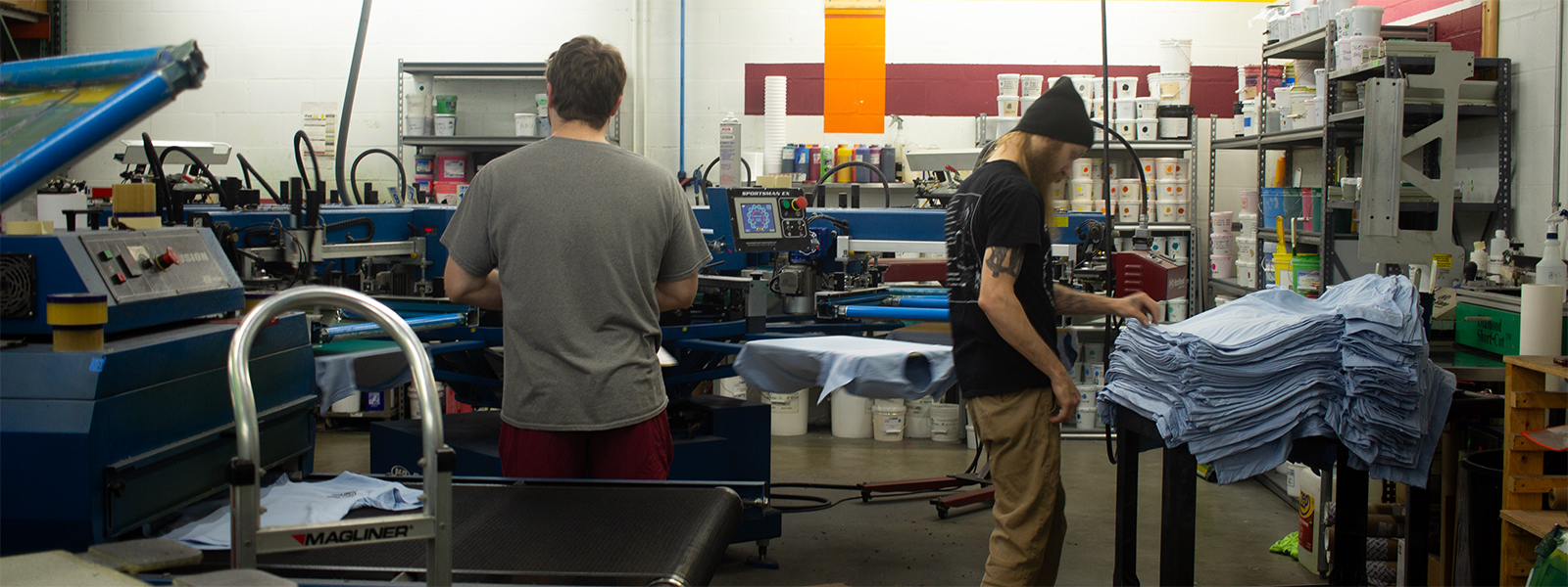 Apparel screen printing in Petersburg